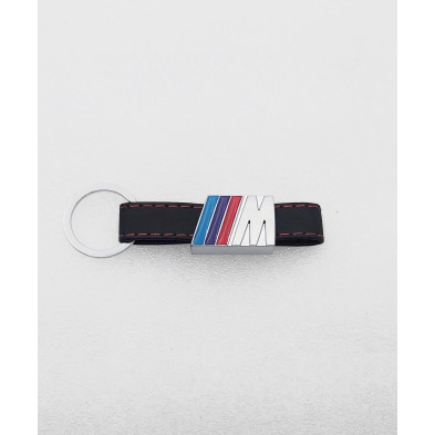 Llavero de cuero con logo BMW m
