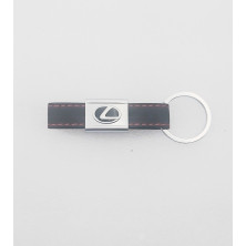 Llavero de cuero con logo lexus