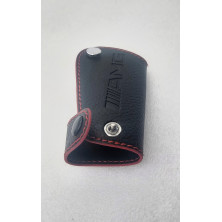 Funda de cuero de llave mercedes amg negro y rojo Perfecto para regalo!