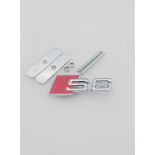 EMBLEMA DE PARRILLA AUDI S6 CROMADO