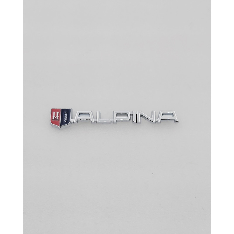 EMBLEMA DE PARRILLA BMW ALPINA PLATA