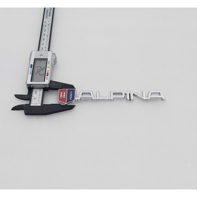 EMBLEMA DE PARRILLA BMW ALPINA PLATA