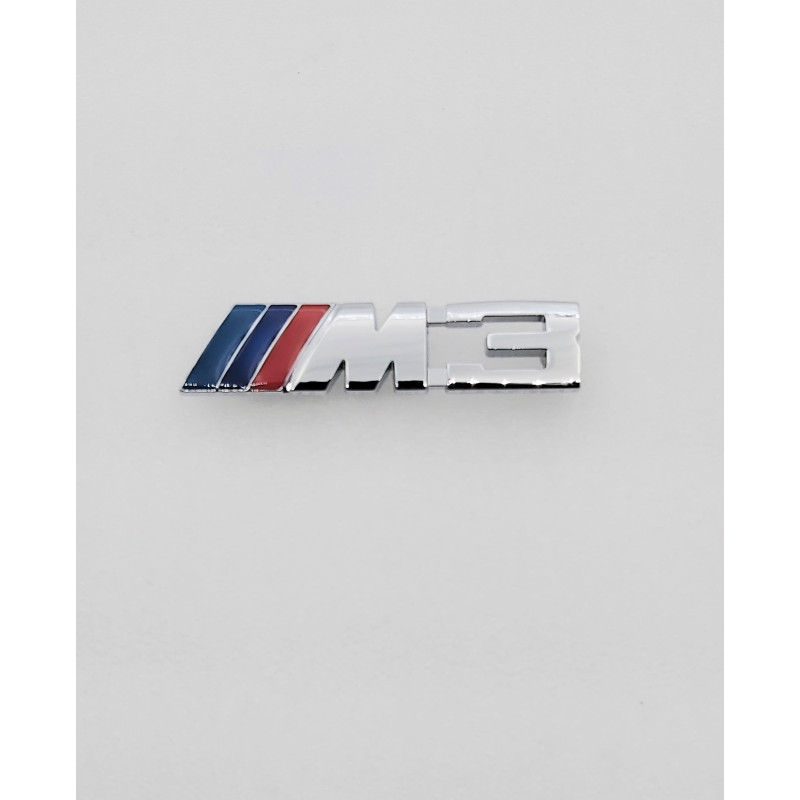 EMBLEMA DE PARRILLA BMW M M3 CROMADO PEQUEÑO