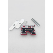 Emblema de  Parrilla NISSAN GTR Blanco y Negro