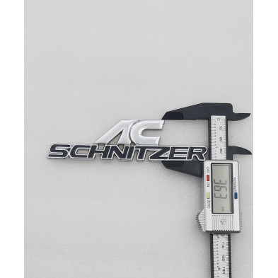 Emblema de parrilla BMW AC Schnitzer plata