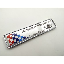 EMBLEMA MINI MOTORSPORT INTERNATIONAL LIMITED EDITION