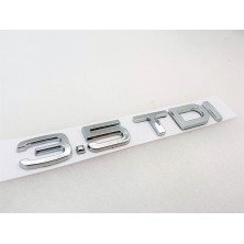 EMBLEMA TRASERO AUDI 3.5 TDI CROMADO