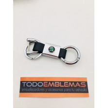 LLAVERO de CUERO SKODA Perfecto para regalo!