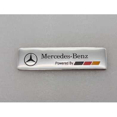 EMBLEMA MERCEDES BENZ plata Perfecto para regalo!