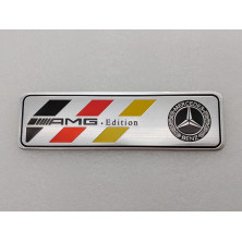 EMBLEMA MERCEDES BENZ AMG edition plata Perfecto para regalo!