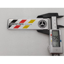 EMBLEMA MERCEDES BENZ AMG edition plata Perfecto para regalo!