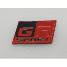 EMBLEMA TOYOTA GR SPORT rojo y negro Perfecto para regalo!