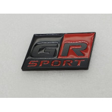 EMBLEMA TOYOTA GR SPORT negro y rojo Perfecto para regalo!