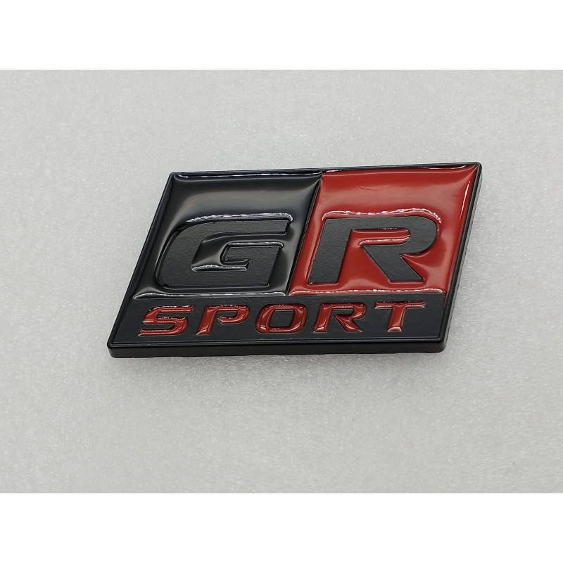 EMBLEMA TOYOTA GR SPORT negro y rojo Perfecto para regalo!