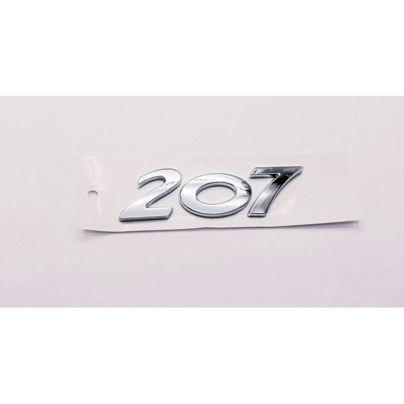 Emblema logo trasero letras PEUGEOT 207