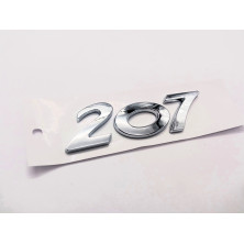 Emblema logo trasero letras PEUGEOT 207