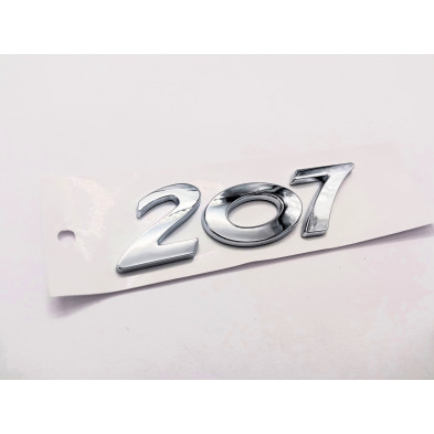 Emblema logo trasero letras PEUGEOT 207