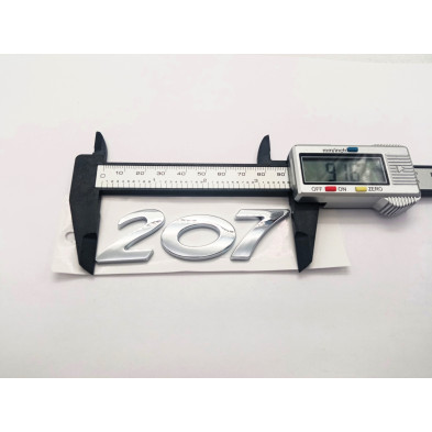 Emblema logo trasero letras PEUGEOT 207