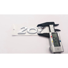 Emblema logo trasero letras PEUGEOT 207
