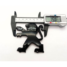 Emblema logo PEUGEOT negro