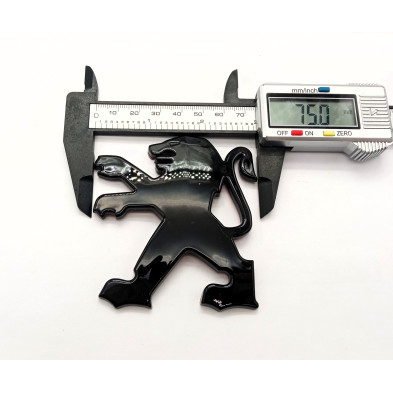 Emblema logo PEUGEOT negro