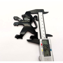 Emblema logo PEUGEOT negro