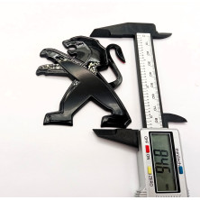 Emblema logo PEUGEOT negro