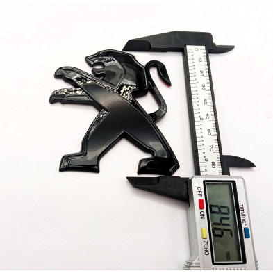 Emblema logo PEUGEOT negro