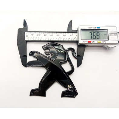 Emblema logo PEUGEOT negro