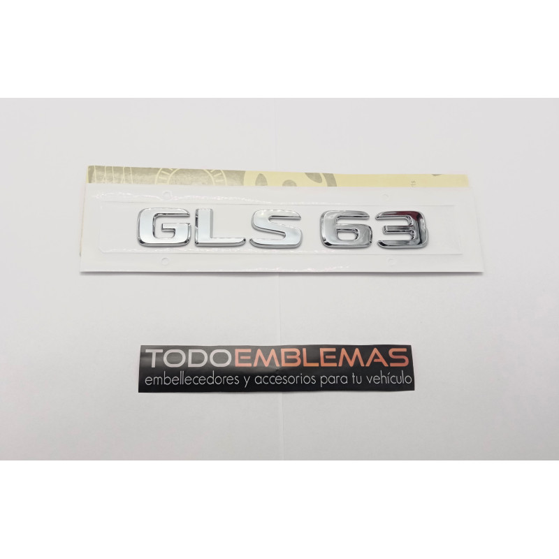 NUEVO EMBLEMA LETRAS MERCEDES BENZ CLASE GLS GLS63 CROMADAS