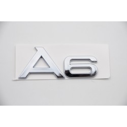 Emblema Trasero AUDI Letras A6 Cromadas