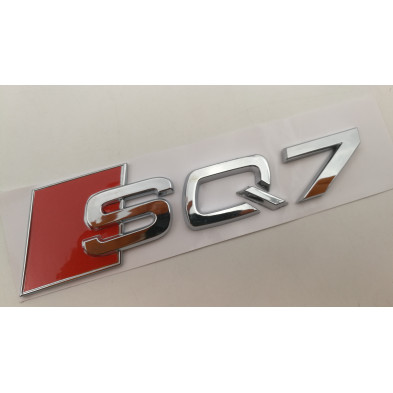 EMBLEMA TRASERO AUDI SQ7 CROMADO
