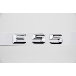 EMBLEMA LETRAS MERCEDES BENZ CLASE E E55 CROMADAS