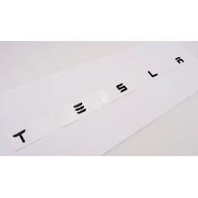 EMBLEMA TRASERO LETRAS TESLA NEGRO