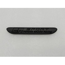 EMBLEMA TOYOTA gazoo racing SPORT GR negro mate Perfecto para regalo!