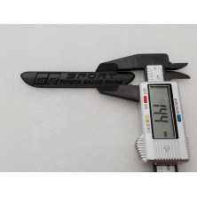 Emblema lateral o trasero vw r-line rojo