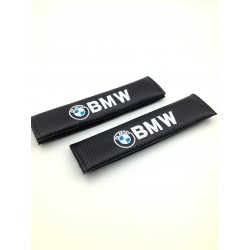 Juego de 2 Cubre cinturones BMW Carbono