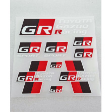 Vinilos Toyota Gazoo Racing blanco