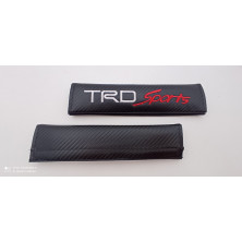 Juego de 2 Cubre cinturones TOTOTA TRD SPORTS Carbono