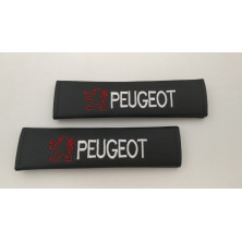 Juego de 2 Cubre cinturones PEUGEOT Carbono