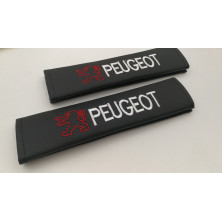 Juego de 2 Cubre cinturones PEUGEOT Carbono