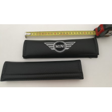 Juego de 2 Cubre cinturones MINI Carbono