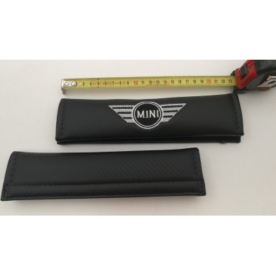 Juego de 2 Cubre cinturones MINI Carbono