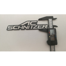 Emblema Placa BMW AC-SCHNITZER 160x35mm