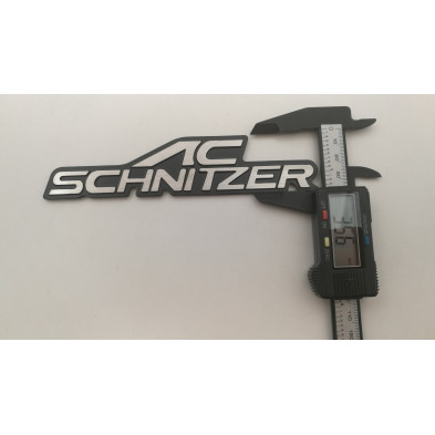 Emblema Placa BMW AC-SCHNITZER 160x35mm