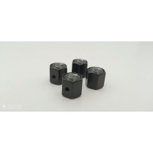 Tapones de valvulas negros con antirrobo Mini Cooper