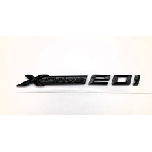 Emblema Laterales Letras BMW XDRIVE 20i Negro