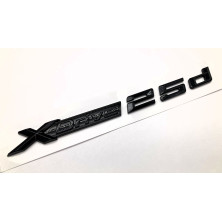 Emblema Letras BMW XDRIVE 25d Negro