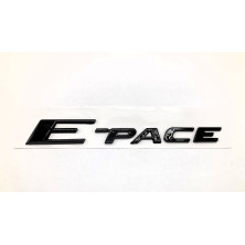 Emblema trasero E-pace jaguar negro