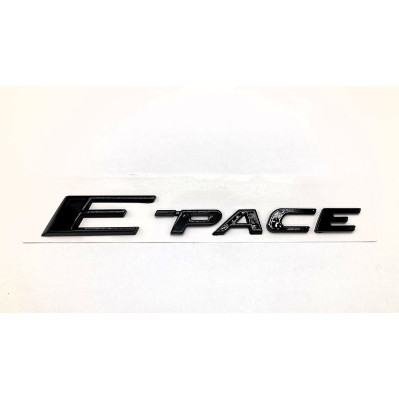 Emblema trasero E-pace jaguar negro